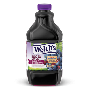 100% Juice Black Cherry Concord Grape - 64 OZ BOTTLE Packing
