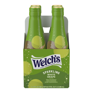 White Grape Sparkling 4 Pack - 4 PACK - 8.4 OZ BOTTLE Packing