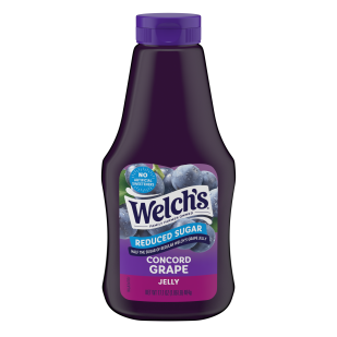 Reduced Sugar Concord Grape Jelly - 17.1 OZ BOTTLE Packing
