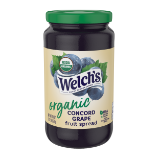Organic Concord Grape Spread - 18 OZ JAR Packing