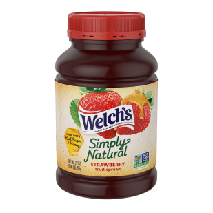 Simply Natural Strawberry Fruit Spread - 27 OZ JAR Packing