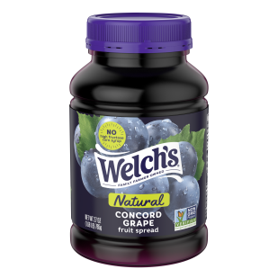 Natural Concord Grape Spread - 27 OZ JAR Packing