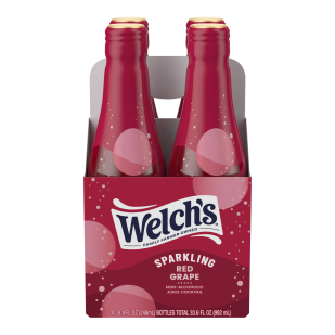Red Grape Sparkling 4 Pack - 4 PACK - 8.4 OZ BOTTLE Packing