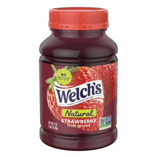 Natural Strawberry Fruit Spread - 27 OZ JAR Packing