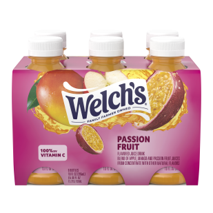 Passion Fruit Juice - 6 PACK - 10 OZ BOTTLE Packing