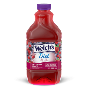 Diet Cranberry Grape - 64 OZ BOTTLE Packing